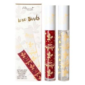 Pretty Vulgar Love Birds Matte Liquid Lipstick and Lip Gloss Duo